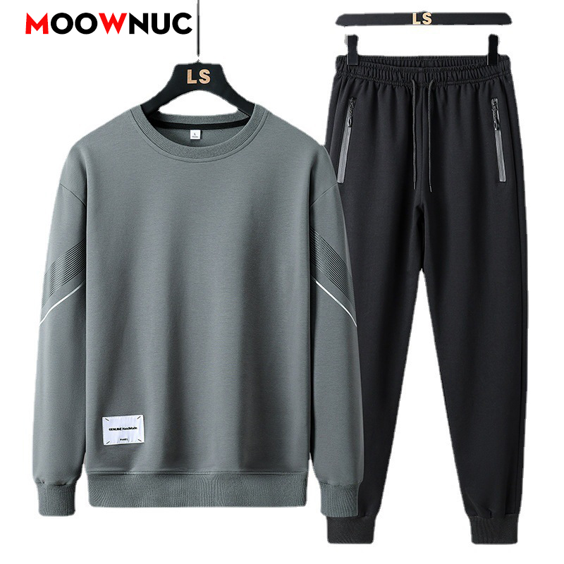 Fashion Streetwear - Męski, sportowy zestaw casualowy 2-częściowy, moda