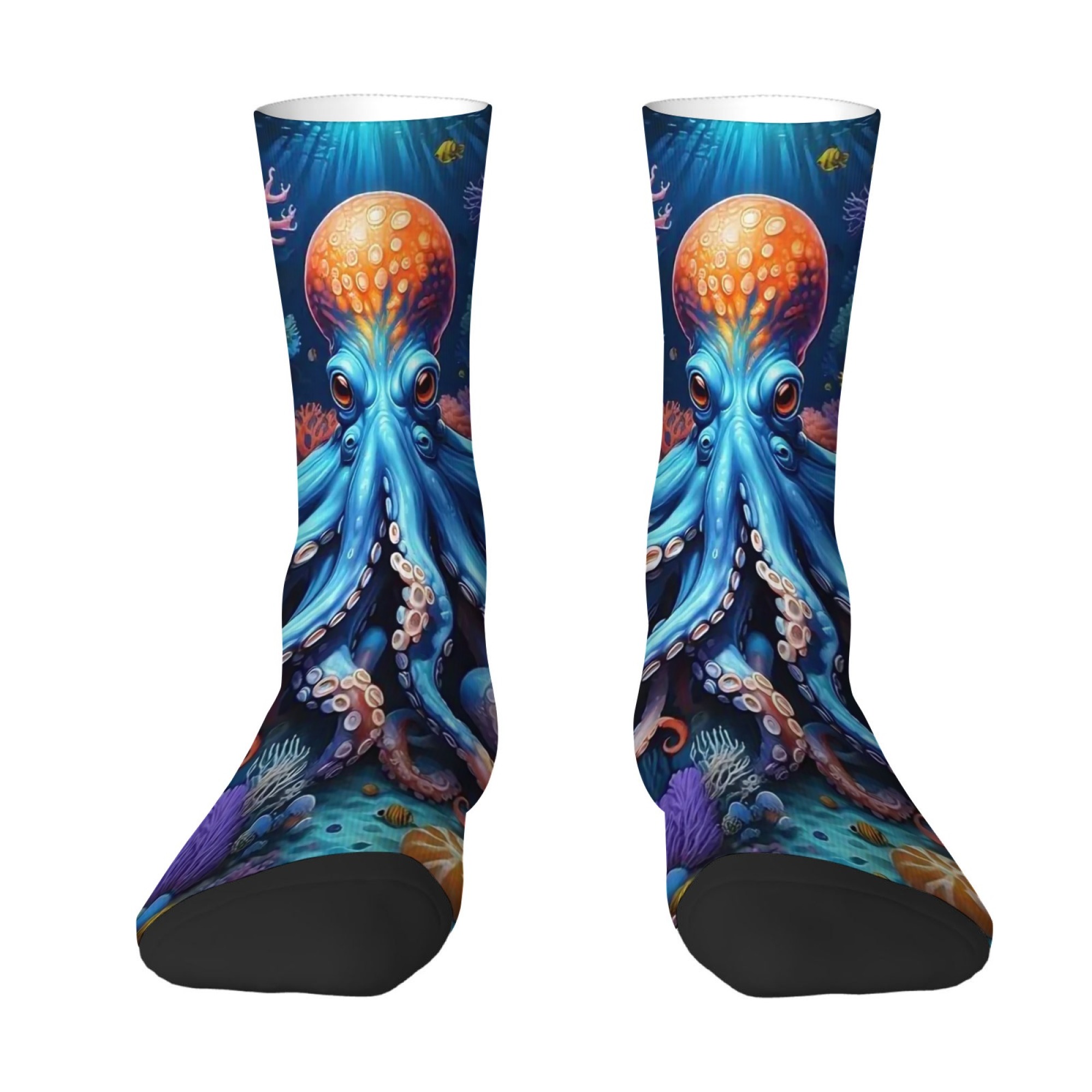 Quirky Street Fashion - Skarpetki męskie Cthulhu Mythos Sea Fantasy