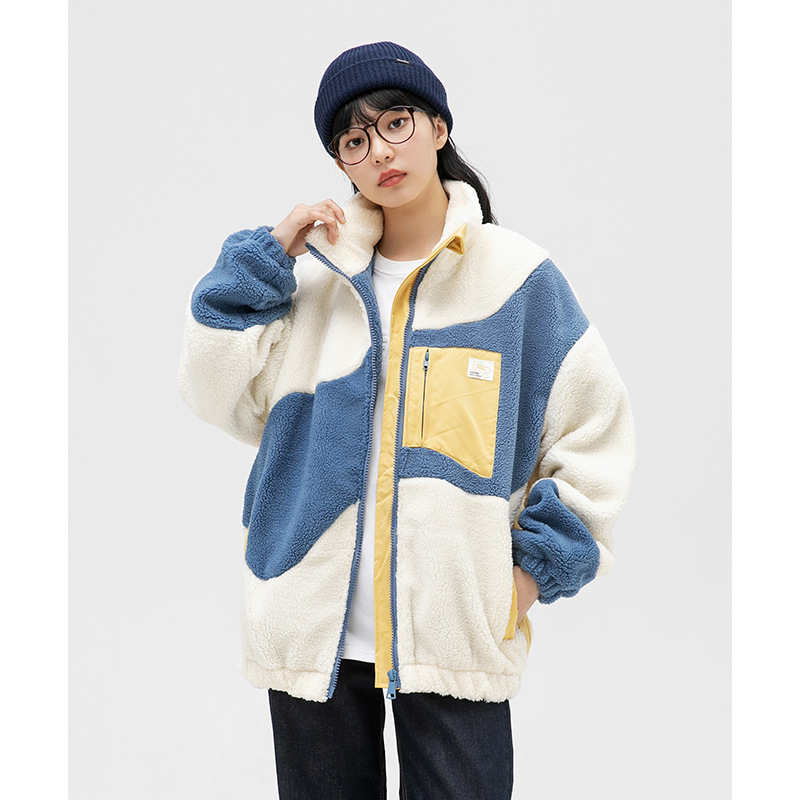 Coach Jacket Bomber - New Arrival zima wełna owcza grube