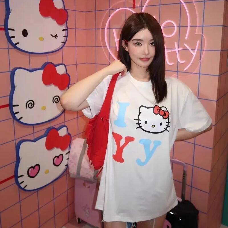 Street Fashion Us - Krótki rękaw Sanrio Letnia Koszulka Unisex