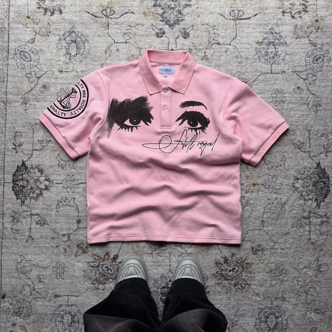Street Fashion Logo Design - Amerykańska koszulka polo w stylu retro,