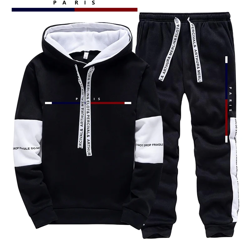 Street Fashion Us - Męski zestaw z nadrukiem w stylu