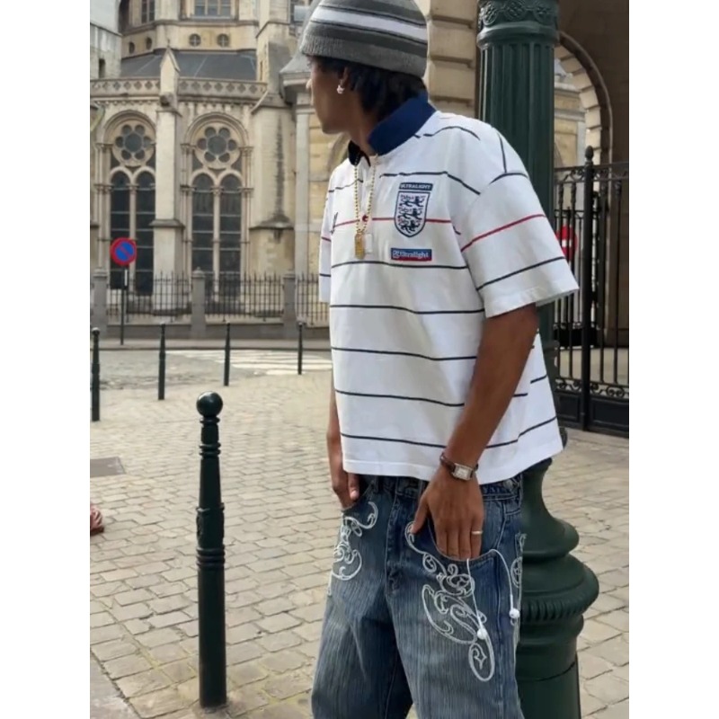 Retro Y2K 2-częściowy zestaw w – Street Fashion Male recenzja i cena