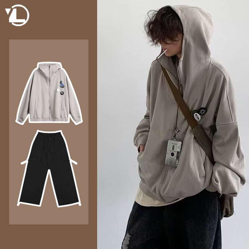 Jesienny zestaw casualowy dla  – Street Fashion In Japanese recenzja i cena
