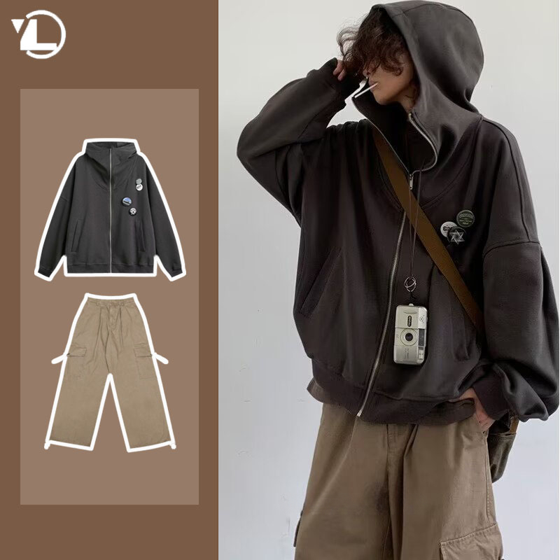 Jesienny zestaw casualowy dla  – Street Fashion In Japanese recenzja i cena
