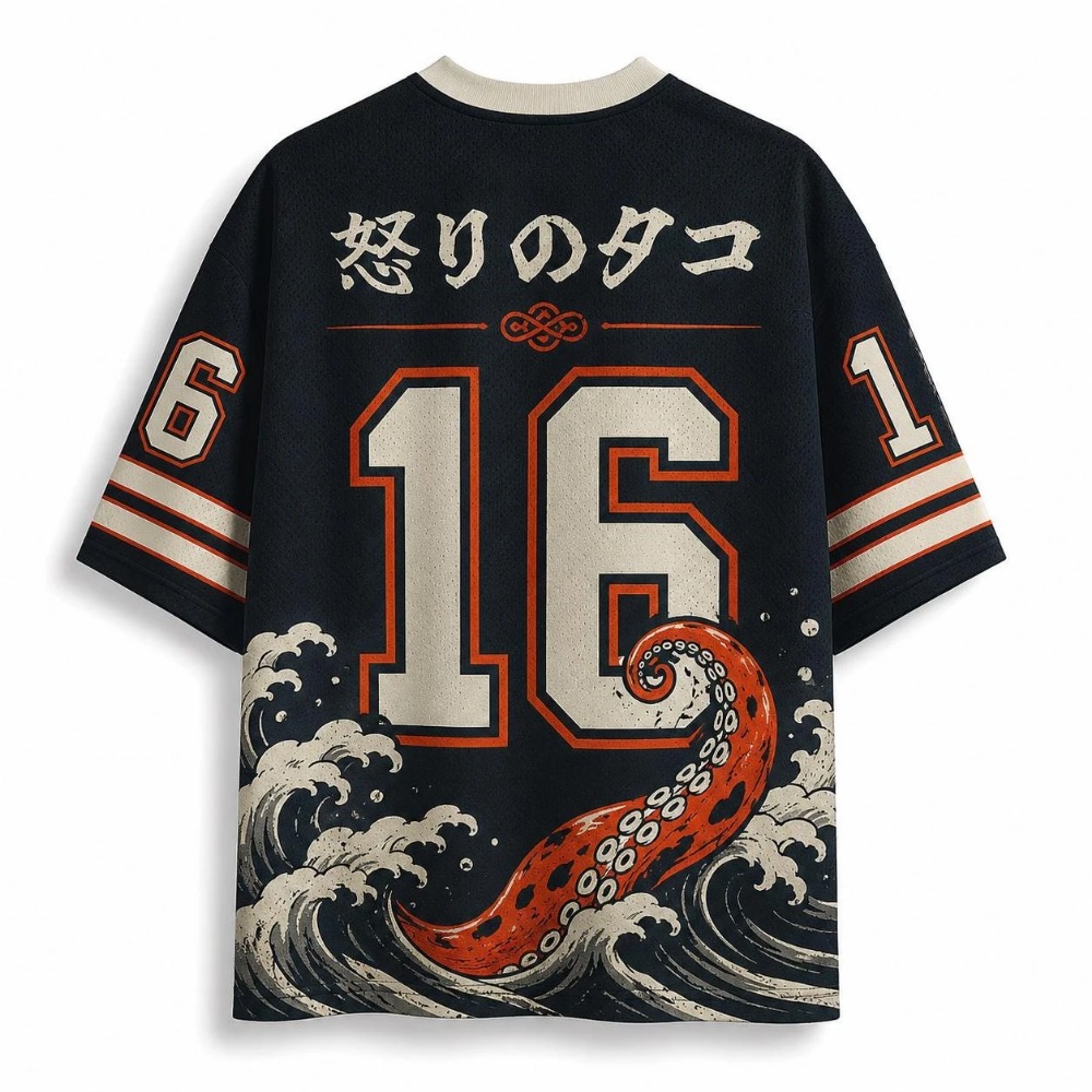 Japońskie ryby koi, fale, spor – Street Fashion In Japanese recenzja i cena