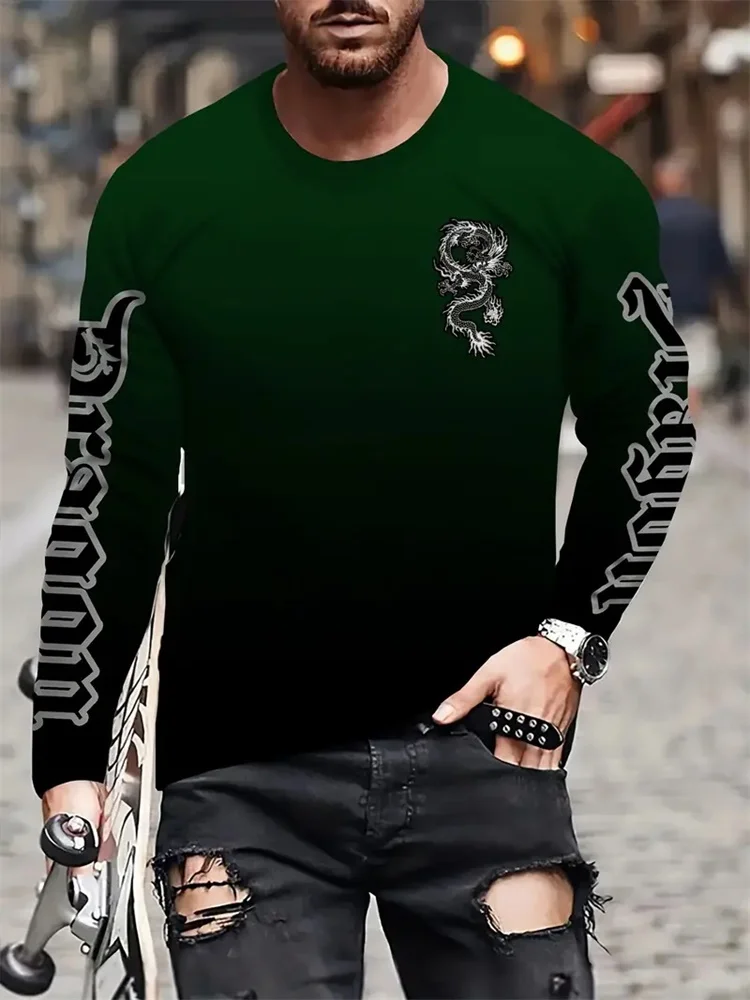 Prosty nadruk Longteng, jesien – Street Fashion Us recenzja i cena